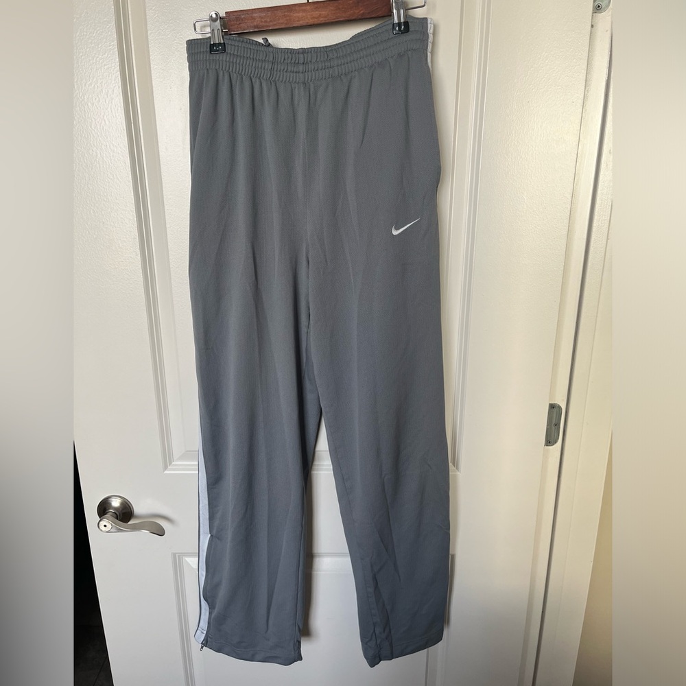 Grey Nike sweatpants